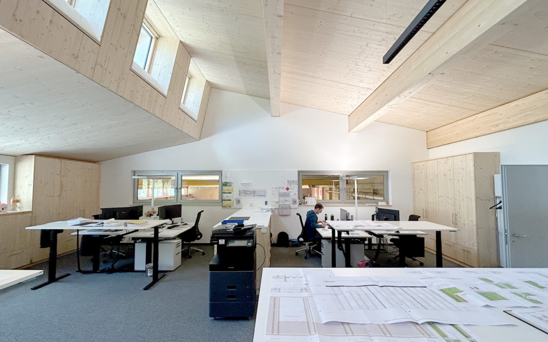 Extension d’une halle de production bois