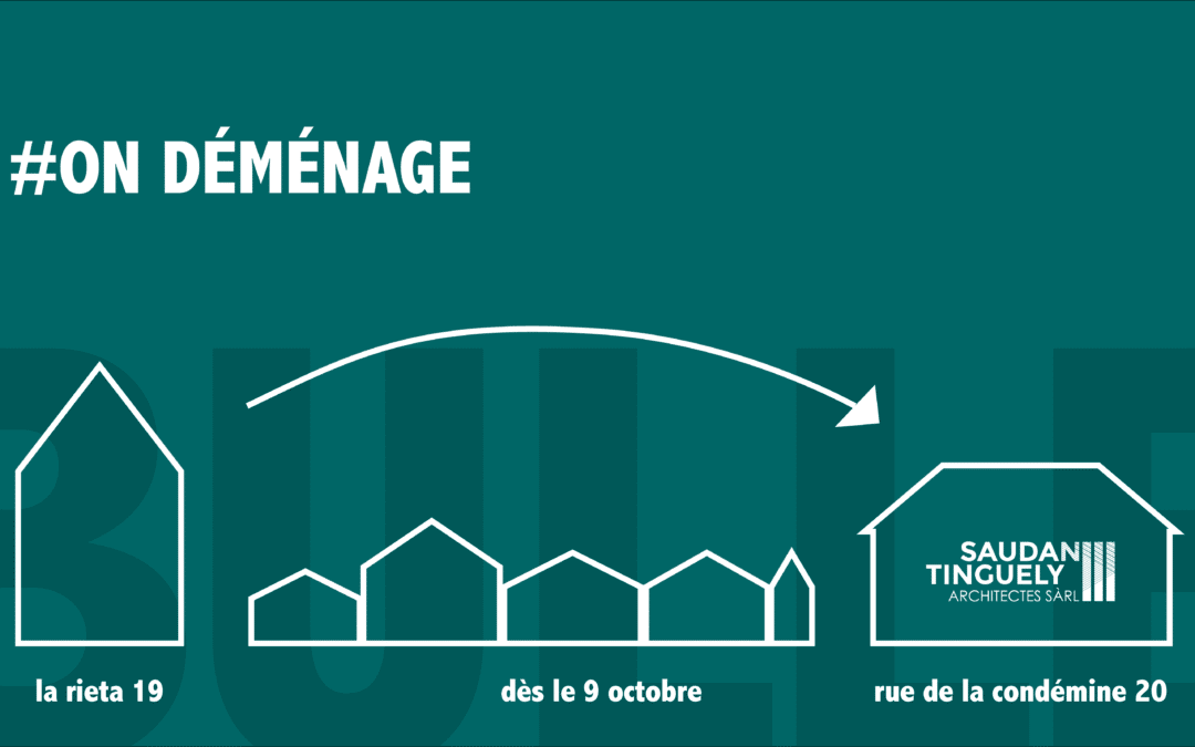 Cet automne, on déménage !